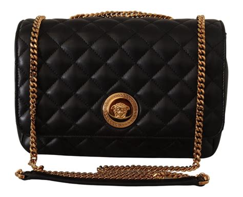 versace medusa leather shoulder bag|versace medusa clutch bag.